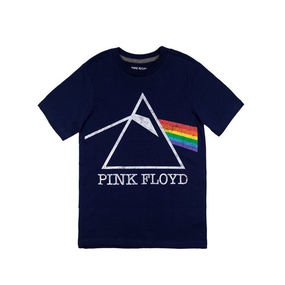 Pink Floyd Dark Side of the Moon rock Official T-Shirt Boys 10-12 14-16 NWT - Picture 1 of 2